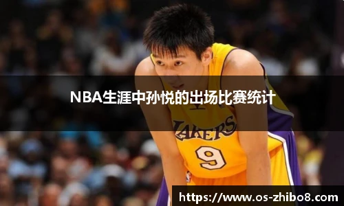 NBA生涯中孙悦的出场比赛统计