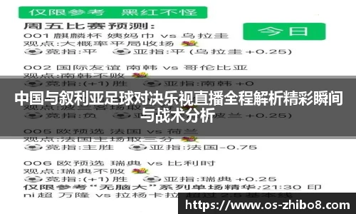 中国与叙利亚足球对决乐视直播全程解析精彩瞬间与战术分析